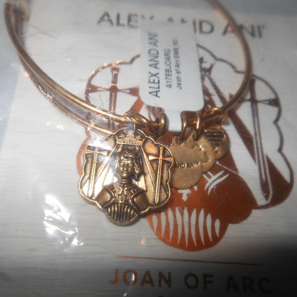 Alex And Ani Joan Of Arc Courage Charm Rafaelian G - Picture 1 of 7
